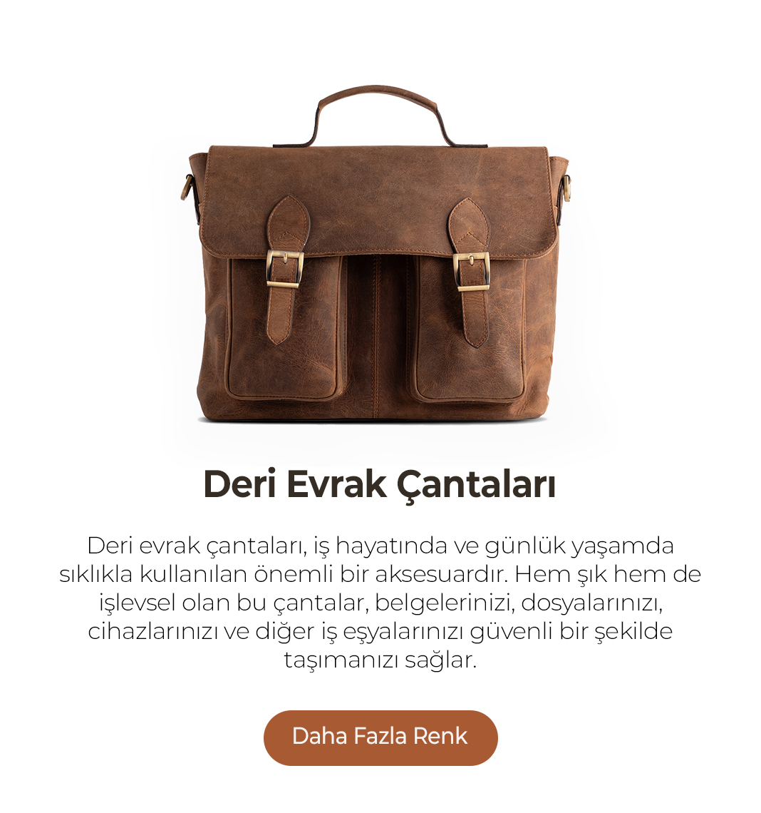 deri evrak çantası