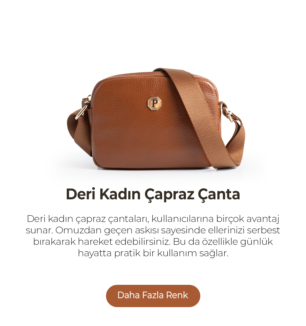deri kadın çapraz çantası